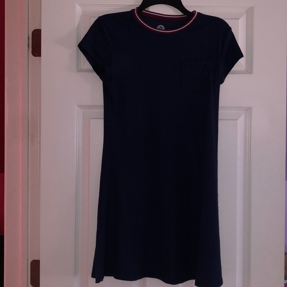Navy blue t-shirt dress